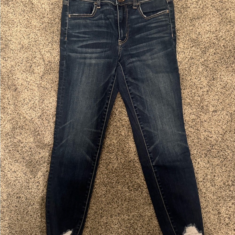Women's Dark Blue Jeans